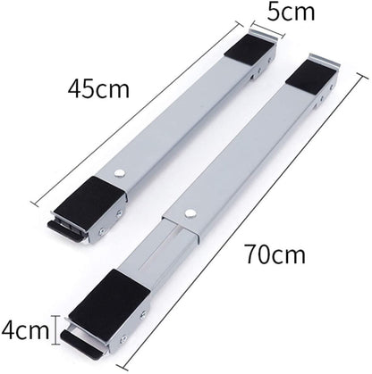 Multi-Functional Adjustable Trolley Fixed Mount Racks Holder (Pair of 1)