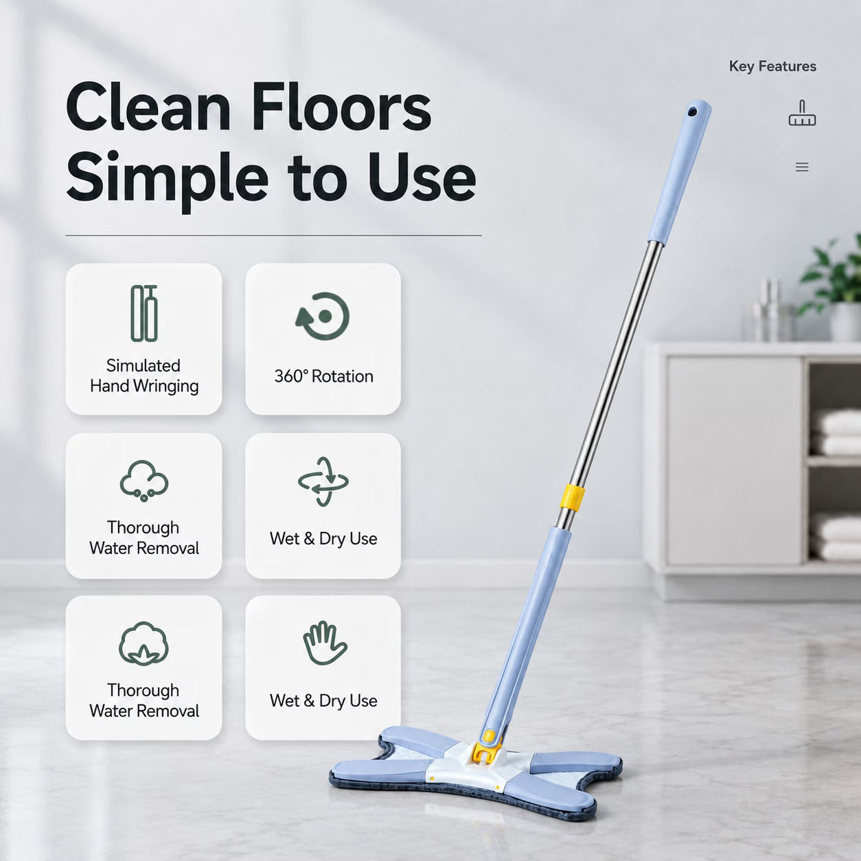 X-Clean 360° Mop