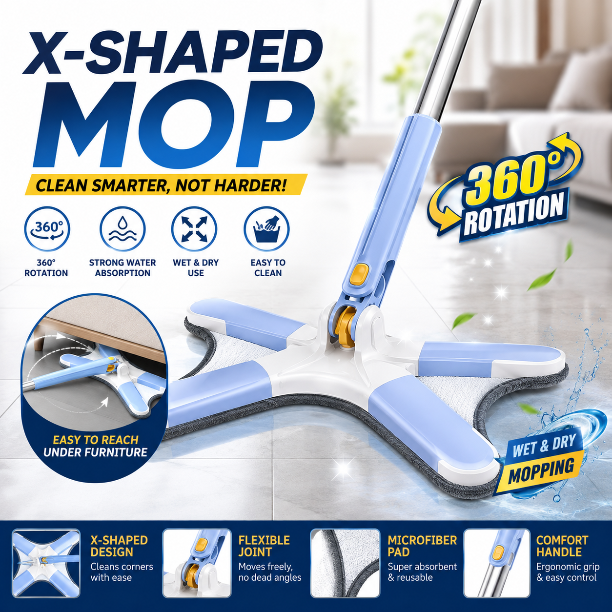 X-Clean 360° Mop